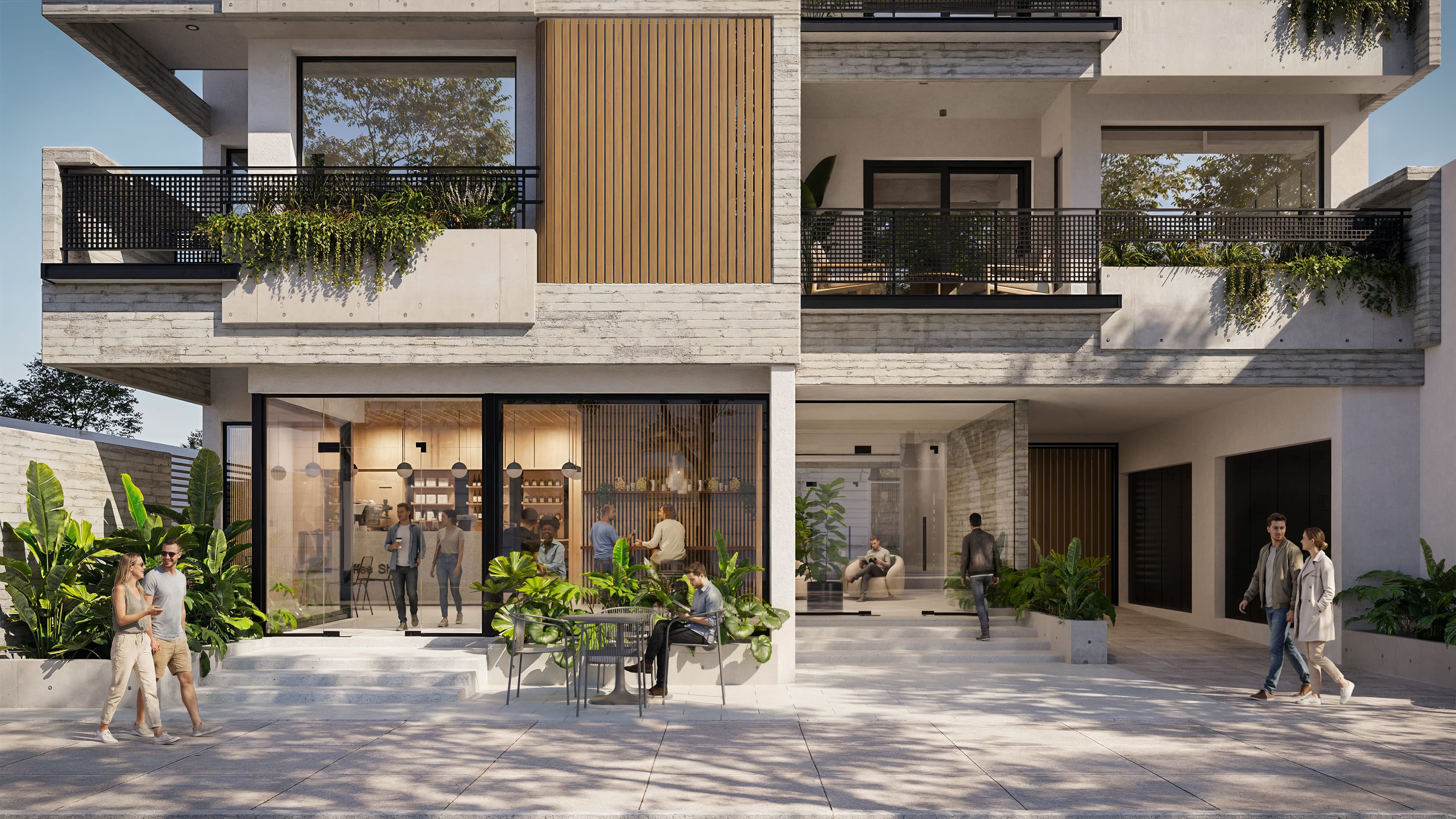 Render exterior del Edificio MERCED en Calle Merced 1200, Pergamino, Buenos Aires